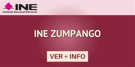 Módulo INE Zumpango Cita, horario y dirección.